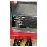 Assorted Thread Taps and Drill Bits in Metal Storage Cases