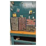 Assorted Small Parts in Organizer Bins with Small Bicycle Parts