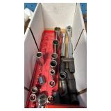 Tool Set of Sockets and Wrenches