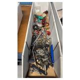 Collection of Bicycle Repair Tools with Spoke Wrenches and Chain Tools