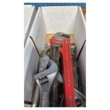 Collection of Adjustable Wrenches and Vice Grips