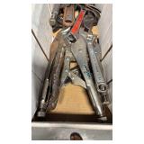 Collection of Adjustable Wrenches and Vice Grips