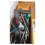 Collection of Allen Wrenches and Hand Tools