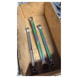 Set of 3 Snap-On Combination Wrenches