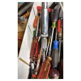 Collection of Assorted Screwdrivers and Hand Tools