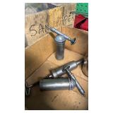 Collection of 4 Metal Oilers and Grease Injectors