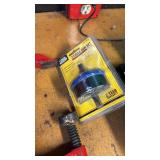 Assorted Tools - Hole Saw, C-Clamp, Square, Pipe Cutter
