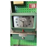 Vintage Acroprint Time Recorder with Time Card Holder