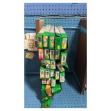 Assortment of Bicycle Spokes in Various Sizes and Brands