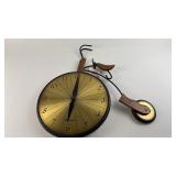 Schwinn Bicycle-Themed Wall Clock with Pendulum