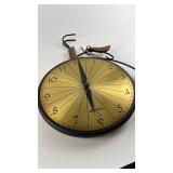 Schwinn Bicycle-Themed Wall Clock with Pendulum