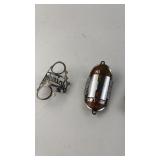 Collection of 5 Vintage Bicycle Head Badges from Various Brands