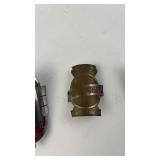 Collection of 5 Vintage Bicycle Head Badges from Various Brands