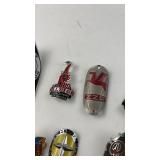 Collection of 9 Vintage Bicycle Head Badges