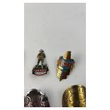 Collection of 9 Vintage Bicycle Head Badges