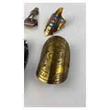 Collection of 9 Vintage Bicycle Head Badges