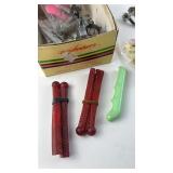 Collection of Vintage Campagnolo Bicycle Parts with Brake Lever Covers