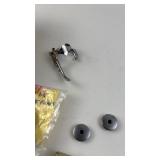 Collection of Vintage Campagnolo Bicycle Parts with Brake Lever Covers