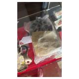 Collection of Vintage Bicycle Parts and Accessories