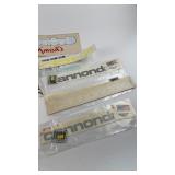 Collection of Cannondale Decals and Schwinn Buttons