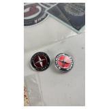 Collection of Cannondale Decals and Schwinn Buttons