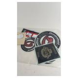 Collection of Cannondale Decals and Schwinn Buttons