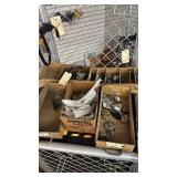 Collection of Vintage Bicycle Parts and Accessories