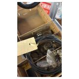 Collection of Vintage Bicycle Parts and Accessories