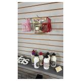 Assorted Water Bottles and Handlebar Mounted Bottle Cages