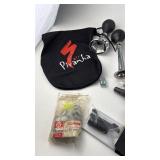 Assorted Bicycle Parts and Accessories Collection