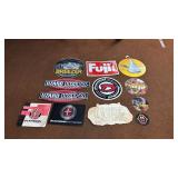 Lot of Vintage Bicycle Signs Featuring Fuji, Schwinn, and More