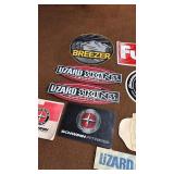 Lot of Vintage Bicycle Signs Featuring Fuji, Schwinn, and More