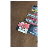 Lot of Vintage Bicycle Signs Featuring Fuji, Schwinn, and More