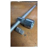 Used 16-Inch Tire Iron Lug Wrench and Socket Attachment