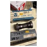 Assortment of Bicycle Bottom Brackets and Parts