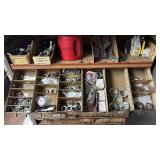 Assorted Bicycle Bottom Bracket Parts Collection