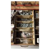 Extensive Collection of Bicycle Bolts and Parts