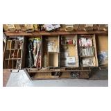 Comprehensive Bicycle Bearings, Axles, and Rack Parts Organizer