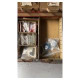 Comprehensive Bicycle Bearings, Axles, and Rack Parts Organizer