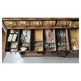 Comprehensive Bicycle Bearings, Axles, and Rack Parts Organizer