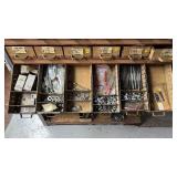 Comprehensive Bicycle Bearings, Axles, and Rack Parts Organizer
