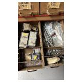 Comprehensive Bicycle Bearings, Axles, and Rack Parts Organizer