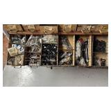 Comprehensive Bicycle Bearings, Axles, and Rack Parts Organizer