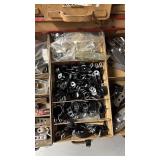 Comprehensive Bicycle Bearings, Axles, and Rack Parts Organizer