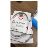 Collection of Various Bicycle Brake Cables - Shimano, Clarks, and More