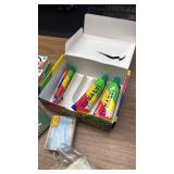 Assorted Bike Tire Repair Kits and Accessories