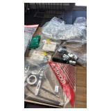 Collection of Bicycle Shifters and Parts Including Shimano and SunRace