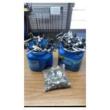 Large Collection of Bicycle Quick Release Levers and Caps