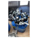 Large Collection of Bicycle Quick Release Levers and Caps