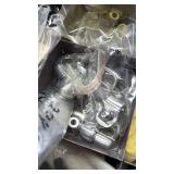 Assorted Schwinn Twin Stick Shifter Parts in Storage Cabinet